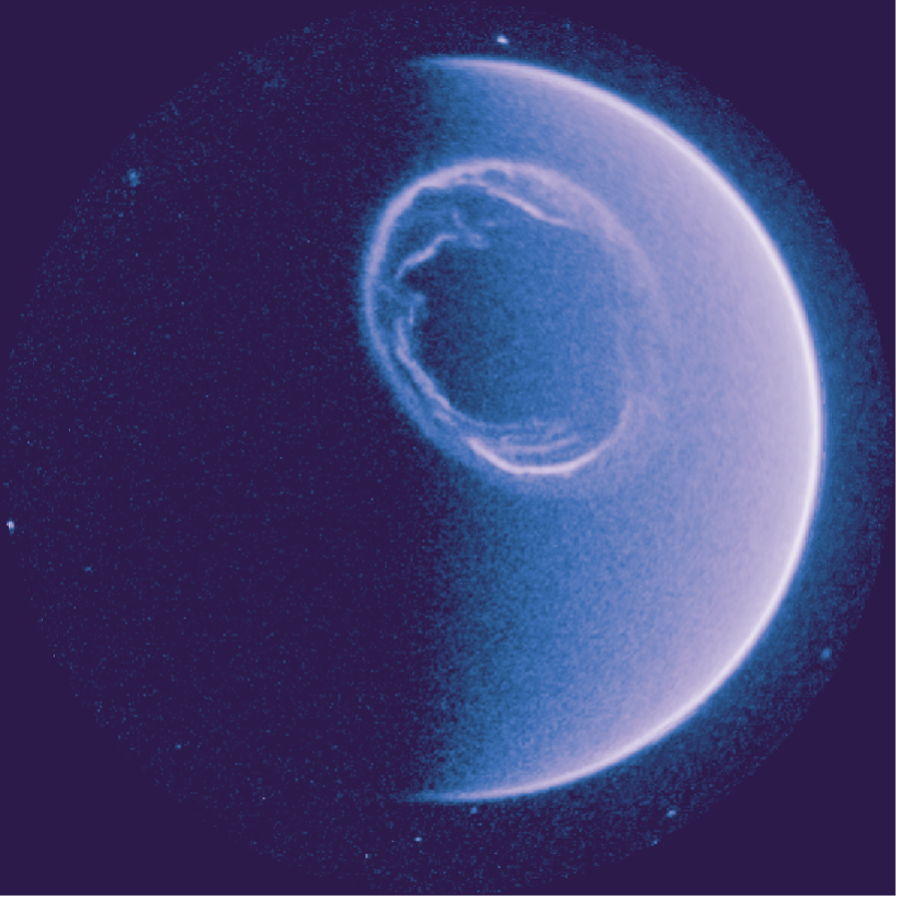 First ultraviolet image from the Smile mission showing an auroral substorm.