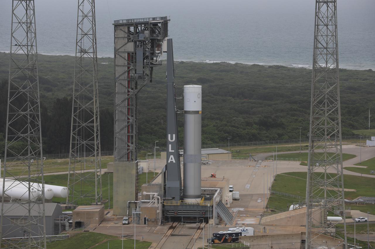 ULA Vulcan Centaur rocket pathfinder test article at SLC-41.