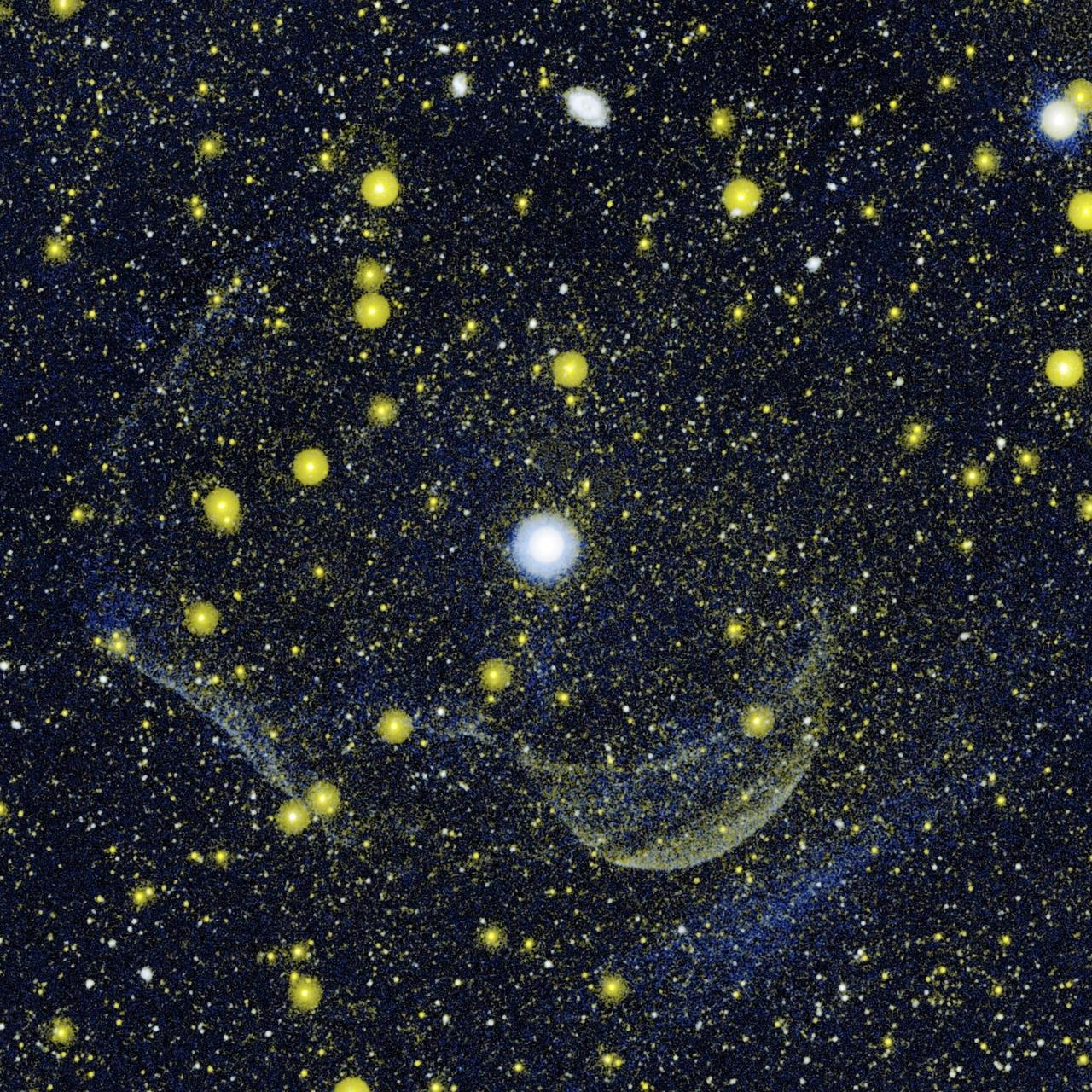Composite image of Z Camelopardalis, a double-star system.
