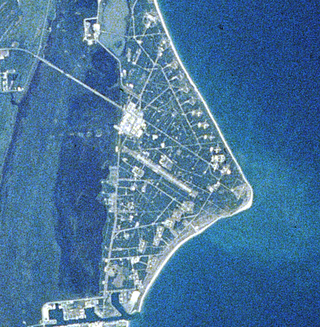 Orbital imagery of Cape Canaveral Space Force Station.