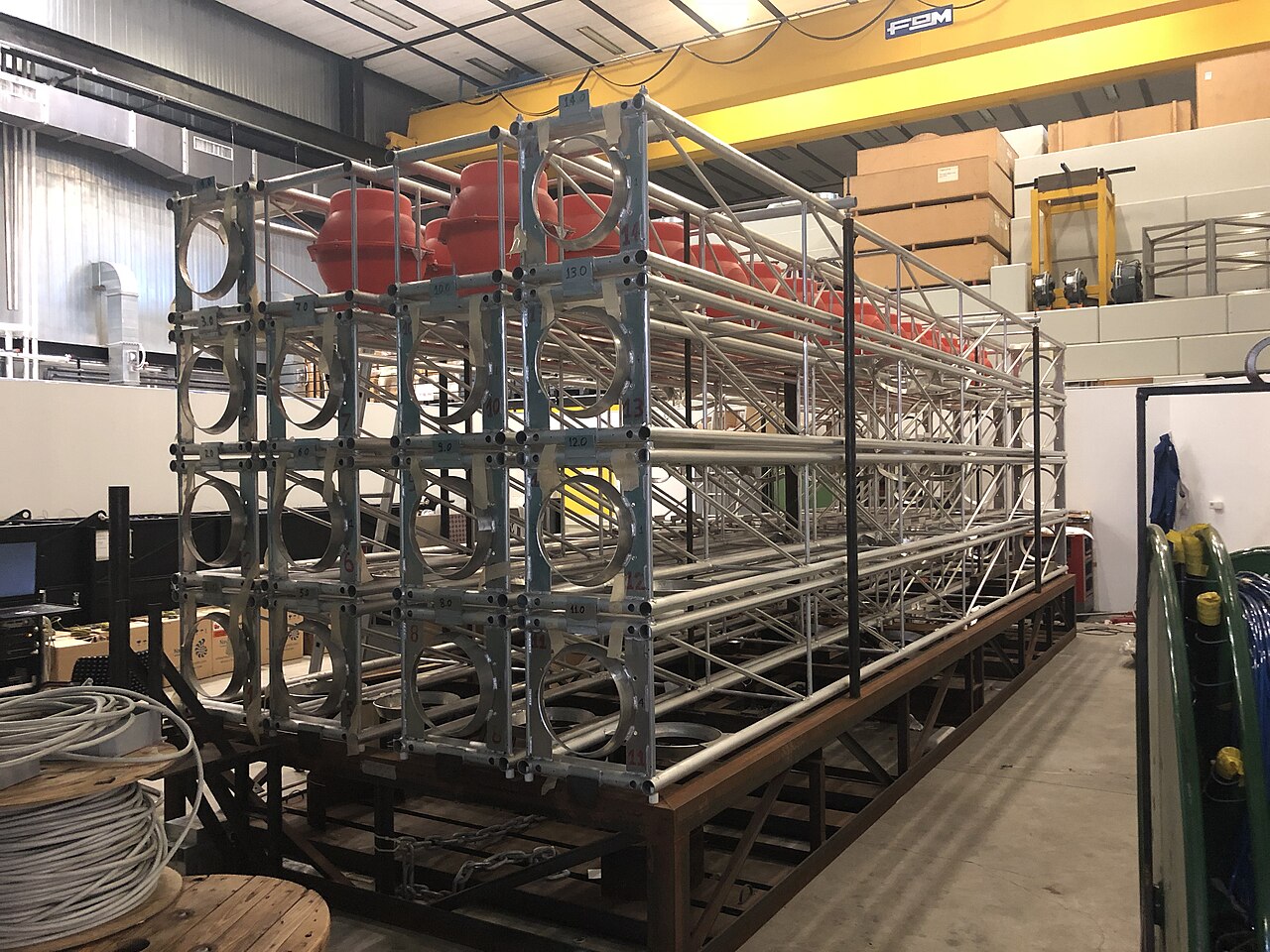 KM3NeT neutrino telescope.